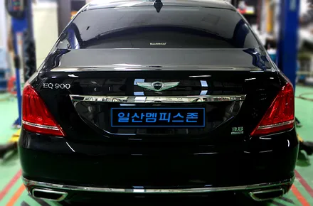 [제네시스] EQ900 우레탄 캘리퍼도색 - 익스트림 레드 - 일산멤피스존 - 서울 경기 일산 파주 브레이크 캘리퍼도색 드레스업 튜닝 복원 잘하는곳 / 파주 운정로