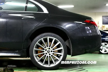 [벤츠] S400d (W223) 우레탄 캘리퍼도색 - 일산멤피스존 - 일산 운정 파주 캘리퍼도색 잘하는곳&비용 드레스업 튜닝 / 파주 운정로