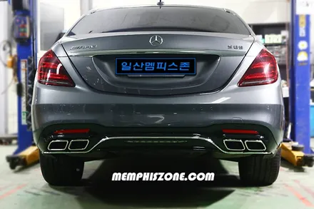 [벤츠] S400 (W222) 브레이크 캘리퍼도색  / 비용 - 세라믹 오렌지 - 일산 멤피스존 - 드레스업 튜닝 파주 운정 / 경기 파주
