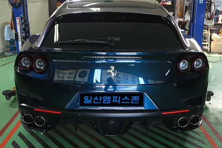 [페라리] GTC4 루쏘 우레탄 캘리퍼도색 - 익스트림 옐로우 - 일산멤피스존 - 서울 경기 일산 파주 브레이크 캘리퍼도색 재도장 원상복구 잘하는곳 비용 튜닝 드레스업 신형개조 / 파주 운정로