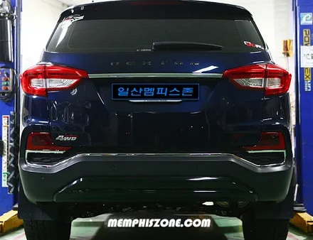 [쌍용] 렉스턴 우레탄 캘리퍼도색 재작업 - 익스트림 레드 - 일산멤피스존 - 서울 경기 일산 파주 브레이크 캘리퍼도색 드레스업 튜닝 복원 잘하는곳 / 파주 운정로