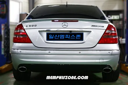 [벤츠] E500 (W211) 브레이크 캘리퍼도색 복원 - 커스텀 메탈릭 블랙 - 일산 멤피스존 드레스업 튜닝 파주 운정 / 경기 파주