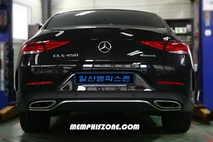 [벤츠] CLS 450 (C257) 브레이크 캘리퍼도색 - 익스트림 옐로우 브라부스 레터링 - 일산 멤피스존 - 드레스업 투닝 파주 운정 수퍼카 전문 / 경기 파주