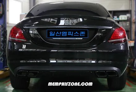 [벤츠] C200 (W205) 브레이크 캘리퍼도색 / 비용 / 시간 - 세라믹 오렌지 - 일산 멤피스존 - 드레스업 튜닝 파주 운정 / 경기 파주