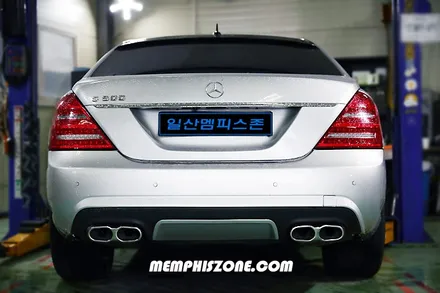 [벤츠] S500 (W221) 브레이크 캘리퍼도색 / 비용 - 세라믹 오렌지 - 일산 멤피스존 드레스업 튜닝 - 파주 운정 / 경기 파주