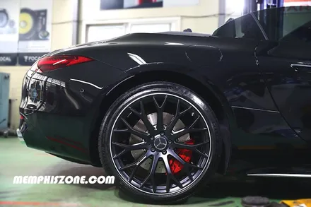 [벤츠] AMG SL43 (R232) 브레이크 캘리퍼도색 - 익스트림 레드 - 일산 멤피스존 드레스업 튜닝 파주 운정 캘리퍼도색 잘하는곳 비용 / 경기 파주
