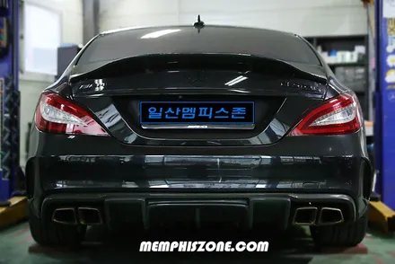 [벤츠] CLS63 AMG (W218) 캘리퍼도색 - 메탈릭 블랙 - 일산멤피스존 서울 경기 파주 운정 드레스업 튜닝 잘하는곳 비용 / 경기 파주