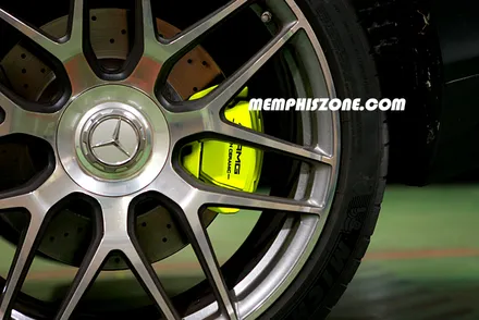 [벤츠] AMG GT43 캘리퍼도색 - 플래쉬 옐로우(형광색) - 일산멤피스존 - 서울 경기 일산 파주 브레이크 캘리퍼도색 드레스업 튜닝 복원 잘하는곳 / 파주 운정로