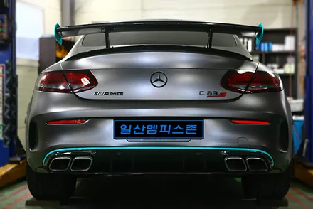 [벤츠] AMG C63 우레탄 캘리퍼도색 - 커스텀 민트(개인맞춤컬러) - 일산멤피스존 - 서울 경기 일산 파주 브레이크 캘리퍼도색 드레스업 튜닝 복원 잘하는곳 / 파주 운정로
