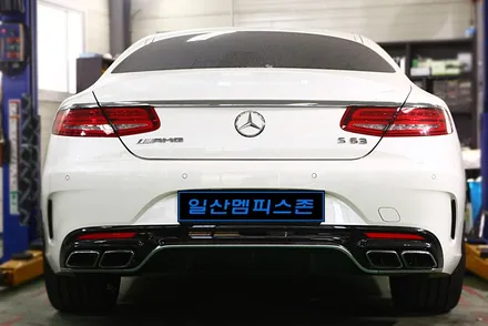[벤츠] AMG S63 쿠페 (W222) - 캘리퍼도색 & 복원 - 세라믹 오렌지 - 일산 멤피스존 - 파주 운정 캘리퍼도색 잘하는곳&비용 가격 브레이크 드레스업 튜닝 / 파주 운정로