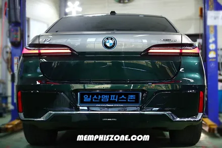 [BMW] i7 캘리퍼도색 - 커스텀 그린 (개인주문컬러) - 일산 멤피스존 수입차전문 - 캘리퍼도색 비용 드레스업 튜닝 / 경기 파주
