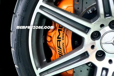 [벤츠] SLS 63 AMG 브레이크 캘리퍼도색 - 세라믹 오렌지 - 일산 멤피스존 드레스업 튜닝 수퍼카 전문 / 경기 파주