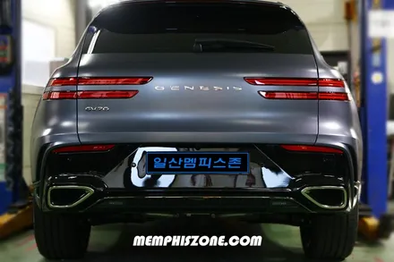 [제네시스] GV70 브레이크 캘리퍼도색 - 익스트림 레드 - 일산 멤피스존 드레스업 튜닝 파주 운정 수퍼카 전문 / 경기 파주