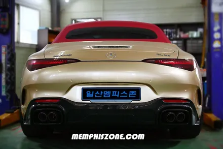 [벤츠] AMG SL43 브레이크 캘리퍼도색 - 커스텀 브라부스 건메탈 - 일산 멤피스존 - 파주 운정 드레스업 튜닝 슈퍼카 전문 / 경기 파주
