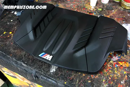 [BMW] M5 엔진커버 도색 - 커스텀 디자인 / 컬러 - 일산멤피스존 - 서울 경기 일산 파주 브레이크 캘리퍼도색 드레스업 튜닝 복원 잘하는곳 / 파주 운정로