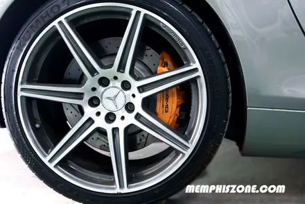 [벤츠] SLS 63 AMG 브레이크 캘리퍼도색 - 세라믹 오렌지 - 일산 멤피스존 드레스업 튜닝 수퍼카 전문 / 경기 파주