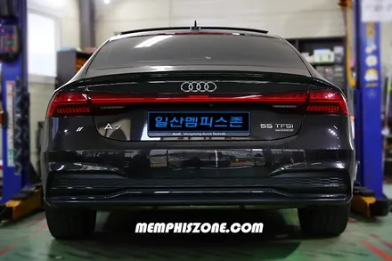 [아우디] A7 55TFSI 브레이크 캘리퍼도색 - 익스트림 레드 - 일산 멤피스존 드레스업 튜닝 - 파주 운정 캘리퍼도색비용 / 경기 파주