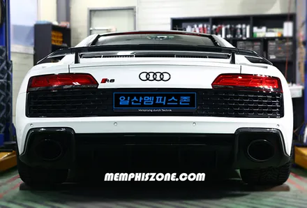 [아우디] R8 캘리퍼도색 - 일산멤피스존 - 파주 운정 캘리퍼도색 잘하는곳&비용 멤피스존 드레스업 튜닝 / 파주 운정로
