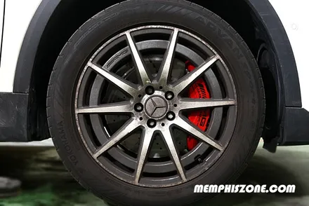 [벤츠] AMG GLA45 캘리퍼도색 - 일산멤피스존 운정 파주 캘리퍼도색 잘하는곳 가격&비용 드레스업 튜닝 / 파주 운정로