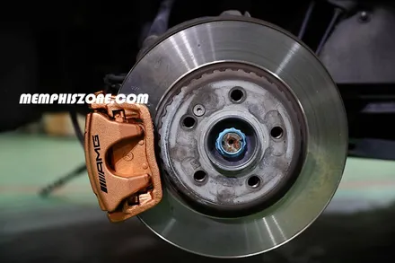 [벤츠] CLS 400d (C257) 브레이크 캘리퍼도색 - 리얼 카퍼(구리색) - 일산 멤피스존 드레스업 튜닝 - 파주 운정 캘리퍼도색 비용 / 경기 파주