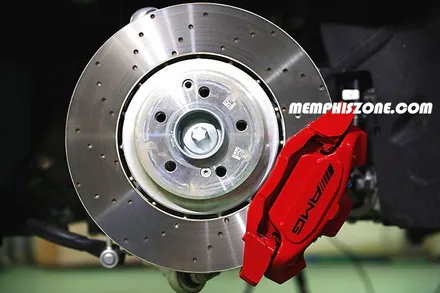 [벤츠] AMG SL43 (R232) 브레이크 캘리퍼도색 - 익스트림 레드 - 일산 멤피스존 드레스업 튜닝 파주 운정 캘리퍼도색 잘하는곳 비용 / 경기 파주