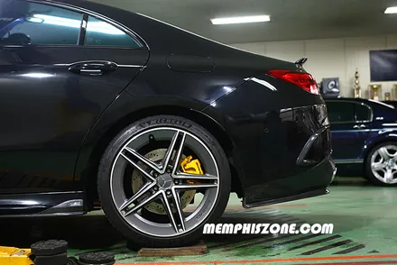 [벤츠] AMG CLA45 캘리퍼도색 - 커스텀 옐로우(개인주문컬러) - 일산멤피스존 - 서울 경기 일산 파주 브레이크 캘리퍼도색 드레스업 튜닝 복원 잘하는곳 / 파주 운정로