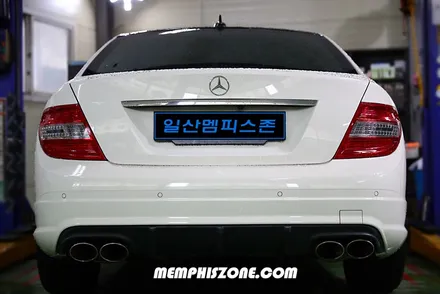 [벤츠] C200 (W205) 브레이크 캘리퍼도색 (재도색/복원) - 익스트림 레드 - 일산 멤피스존 드레스업 튜닝 파주 운정 / 경기 파주