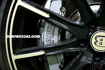 [벤츠] AMG SL43 브레이크 캘리퍼도색 - 커스텀 브라부스 건메탈 - 일산 멤피스존 - 파주 운정 드레스업 튜닝 슈퍼카 전문 / 경기 파주