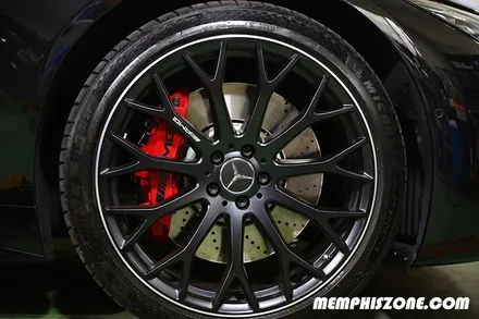 [벤츠] AMG SL43 (R232) 브레이크 캘리퍼도색 - 익스트림 레드 - 일산 멤피스존 드레스업 튜닝 파주 운정 캘리퍼도색 잘하는곳 비용 / 경기 파주