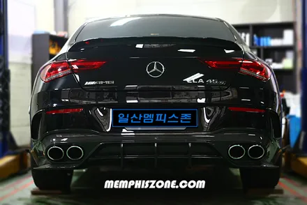 [벤츠] AMG CLA45 캘리퍼도색 - 커스텀 옐로우(개인주문컬러) - 일산멤피스존 - 서울 경기 일산 파주 브레이크 캘리퍼도색 드레스업 튜닝 복원 잘하는곳 / 파주 운정로