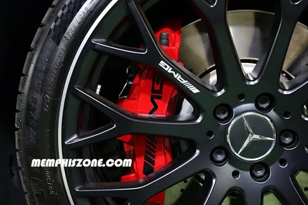 [벤츠] AMG SL43 (R232) 브레이크 캘리퍼도색 - 익스트림 레드 - 일산 멤피스존 드레스업 튜닝 파주 운정 캘리퍼도색 잘하는곳 비용 / 경기 파주