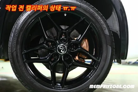 [인피니티] Q30S 브레이크 캘리퍼도색 복원 - 리얼 블랙 - 일산 멤피스존 - 드레스업 튜닝 파주 운정 / 경기 파주