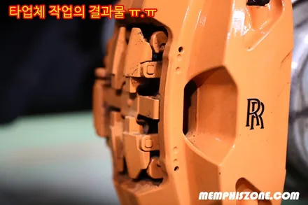 [롤스로이스] 컬리넌 브레이크 캘리퍼도색 - 커스텀 오렌지 - 일산 멤피스존 드레스업 튜닝 잘하는곳 파주 운정 / 경기 파주
