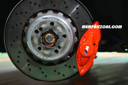 [BMW] M4 우레탄 캘리퍼도색 - 커스텀 오렌지(개인주문컬러) - 일산멤피스존 - 서울 경기 일산 파주 브레이크 캘리퍼도색 잘하는곳 비용 신형개조 컨버젼 / 파주 운정로