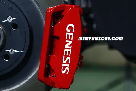 [현대] 제네시스 G80 브레이크 캘리퍼도색 - 익스트림 레드 - 일산 멤피스존 파주 캘리퍼도색 잘하는곳 / 경기 파주