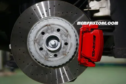 [벤츠] S500 (W223) 브레이크 캘리퍼도색 - 익스트림 레드 - 일산 멤피스존 드레스업 튜닝 / 경기 파주