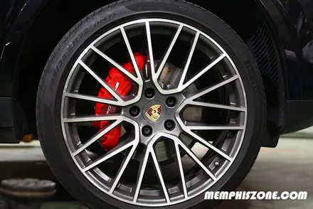 [포르쉐] 카이엔 쿠페 브레이크 캘리퍼도색 - 익스트림 레드 - 일산 멤피스존 - 캘리퍼도색 잘하는곳 / 경기 파주