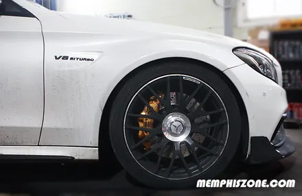 [벤츠] AMG C63 (W214) 쿠페 브레이크 캘리퍼도색 비용 - 세라믹 오렌지 - 일산 멤피스존 - 드레스업 튜닝 잘하는곳 파주 운정 / 경기 파주