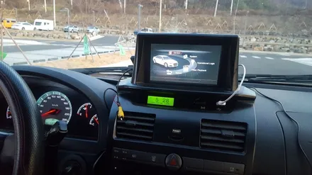 렉스턴 3D 어라운드뷰 카메라 시공 작업 / 대구 서구 이현동