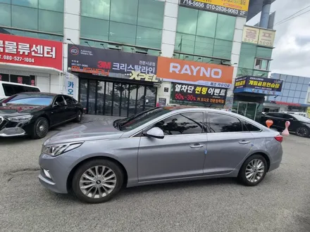 소나타 재썬팅 시공, 보라색 변색과 후면 열선 뽀글이 제거 후 블락포디 빙고로 완성 / 대구 서구 이현동