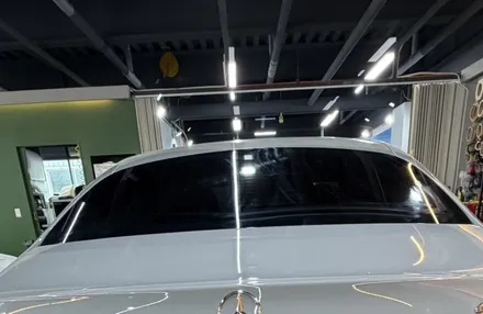[썬팅] 벤츠 E220d 4matic 썬팅 재시공, 3M META80으로 해결한 열차단 고민 / 대구 서구 이현동