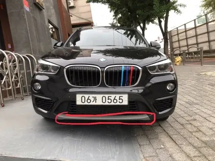 제이엠커스텀) BMW X1 부분랩핑 (프론트 디퓨저+리어디퓨저) 블랙유광작업 / 구리시 갈매동