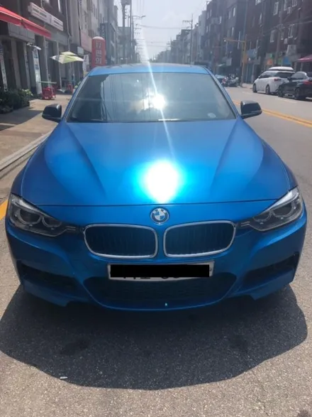 BMW 3시리즈 랩핑제거/전체랩핑/카빈스/흰색전체랩핑 / 구리시 갈매동