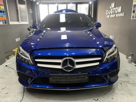 벤츠 C클래스 C250D 화이트펄 전체랩핑 시공기 / 구리시 갈매동