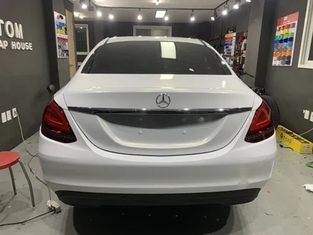 벤츠 C클래스 C250D 화이트펄 전체랩핑 시공기 / 구리시 갈매동