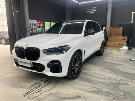 [랩팩토리]bmw x5사틴화이트전체랩핑 / 구리시 갈매동