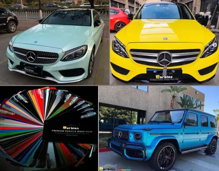 벤츠 A 45 AMG 매트 크롬 레드 전체랩핑 시공기 / 갈매동 랩핑 / 구리시 갈매동