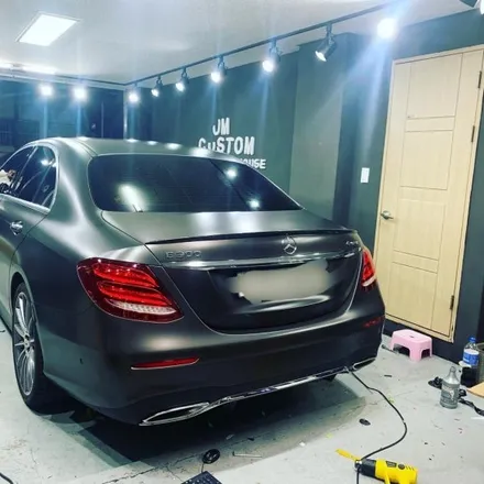 벤츠 E클래스 E300 전체랩핑 시공 / 제이엠커스텀 / 구리시 갈매동
