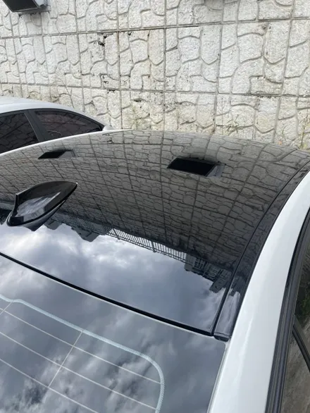 BMW3시리즈 루프스킨 재시공 슈퍼하이그로시필름시공! 도장느낌/ 셀프힐링/ 광빨필름 /유리창느낌 / 구리시 갈매동