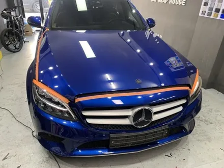 벤츠 C클래스 C250D 화이트펄 전체랩핑 시공기 / 구리시 갈매동